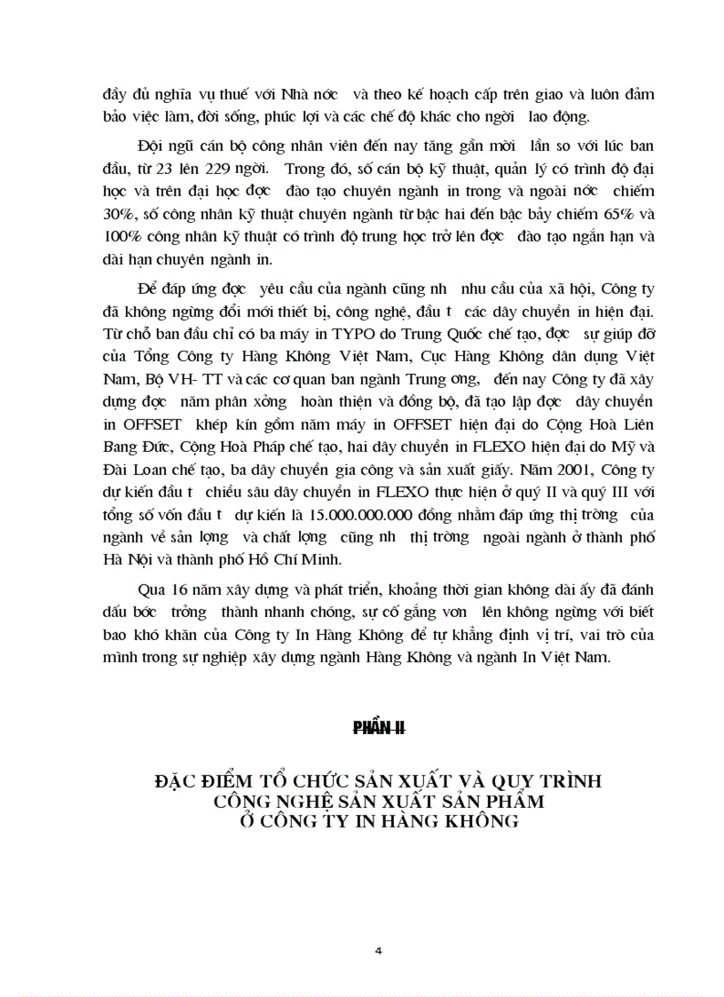 image for page Đặc điểm tổ chức sản xuất và quy trình công nghệ sản xuất sản phẩm ở Công ty Hàng Không