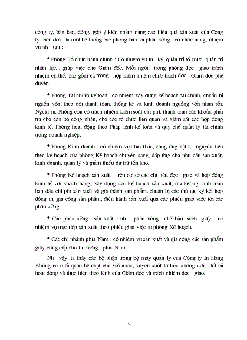 image for page Đặc điểm tổ chức sản xuất và quy trình công nghệ sản xuất sản phẩm ở Công ty Hàng Không