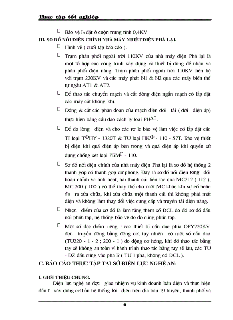 image for page BáO CáO THựC TậP TạI TRạM BA LA Hà ĐÔNG