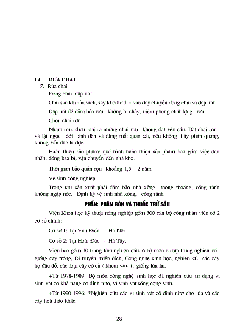 image for page Quy trình công nghệ sản xuất cồn tại công ty rượu Hà Nội