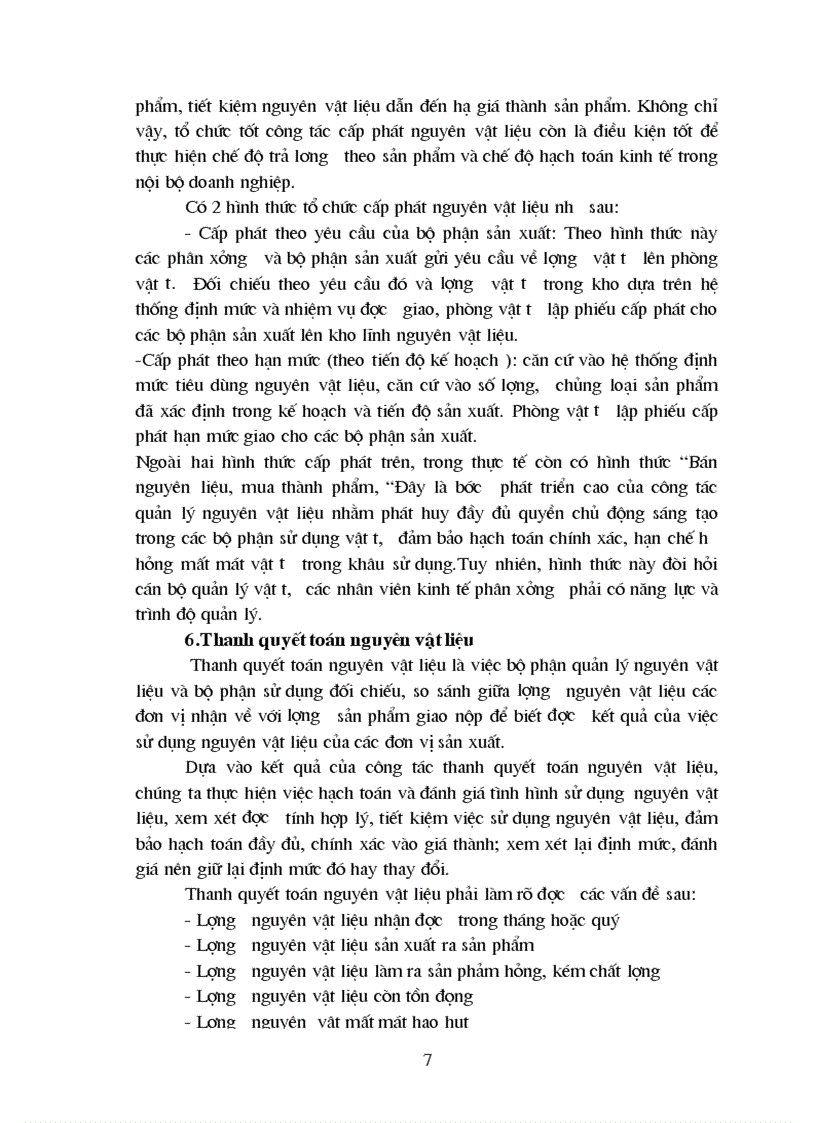 image for page Nguyên vật liệu và tầm quan trọng của việc tăng cường công tác quản lý nguyên vật liệu