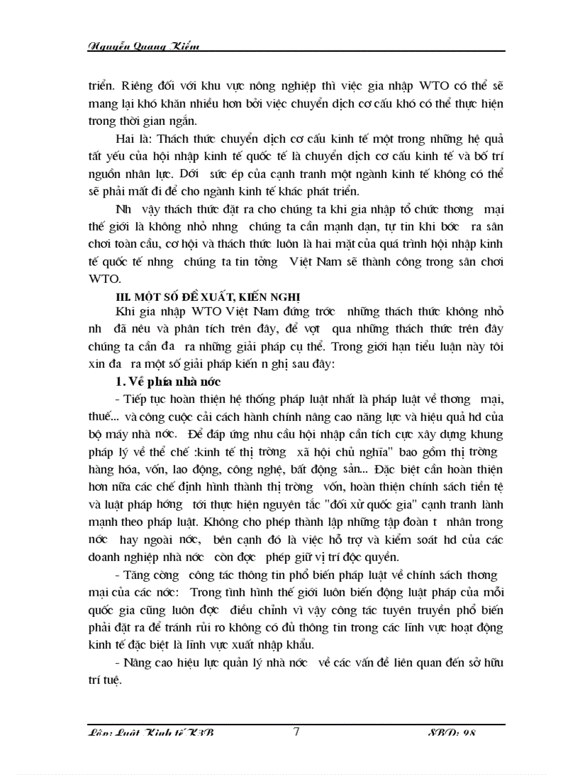 image for page Các nguyên tắc của hệ thống thương mại thế giới những thách thức đối với Việt Nam khi gia nhập wto