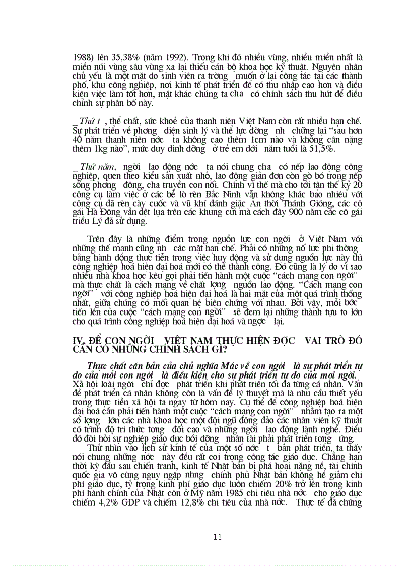 image for page Nghiên cứu về phạm trù con người và vấn đề về con người trong sự nghiệp công nghiệp hoá hiện đại hoá đất nước 1