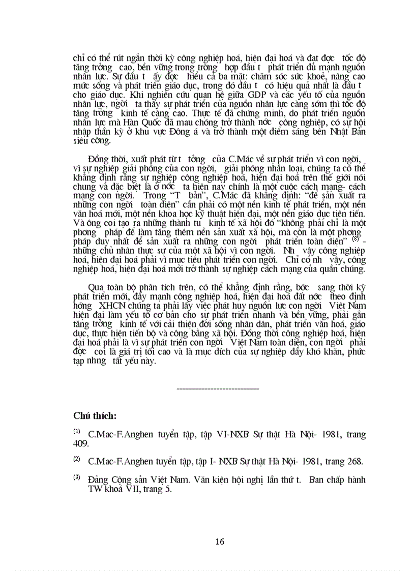 image for page Nghiên cứu về phạm trù con người và vấn đề về con người trong sự nghiệp công nghiệp hoá hiện đại hoá đất nước 1