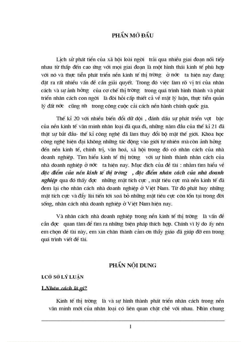 image for page Đặc điểm của nền kinh tế thị trường đặc điểm nhân cách của nhà doanh nghiệp 1