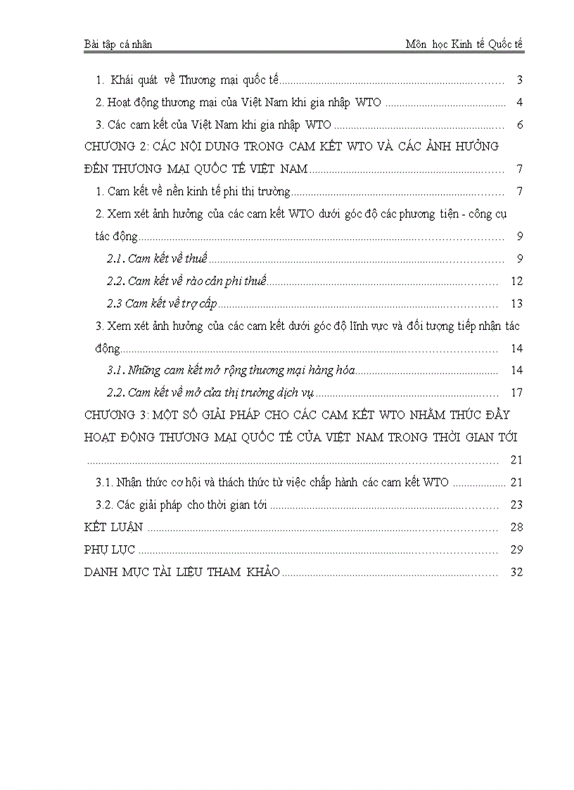 image for page Ảnh hưởng của các cam kết trong tổ chức thương mại quốc tế WTO đến hoạt động thương mại quốc tế của Việt Nam và giải pháp