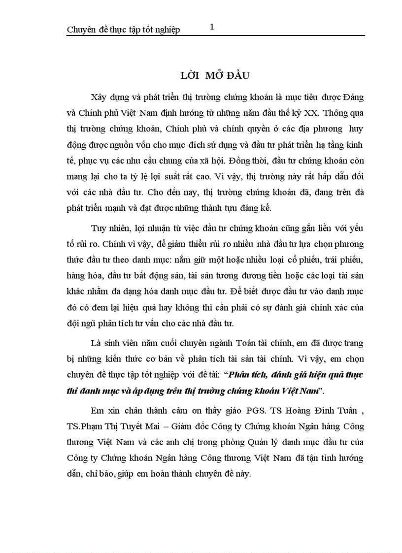 image for page Phân tích đánh giá hiệu quả thực thi danh mục và áp dụng trên thị trường chứng khoán Việt Nam