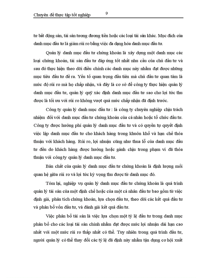 image for page Phân tích đánh giá hiệu quả thực thi danh mục và áp dụng trên thị trường chứng khoán Việt Nam