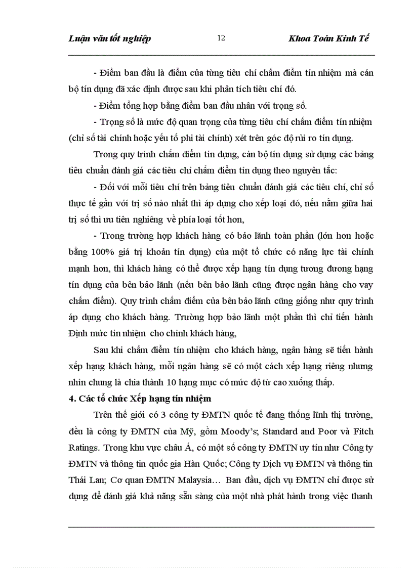 image for page Một số mô hình định mức tín nhiệm áp dụng cho Sở giao dịch I Ngân hàng công thương Việt Nam 1