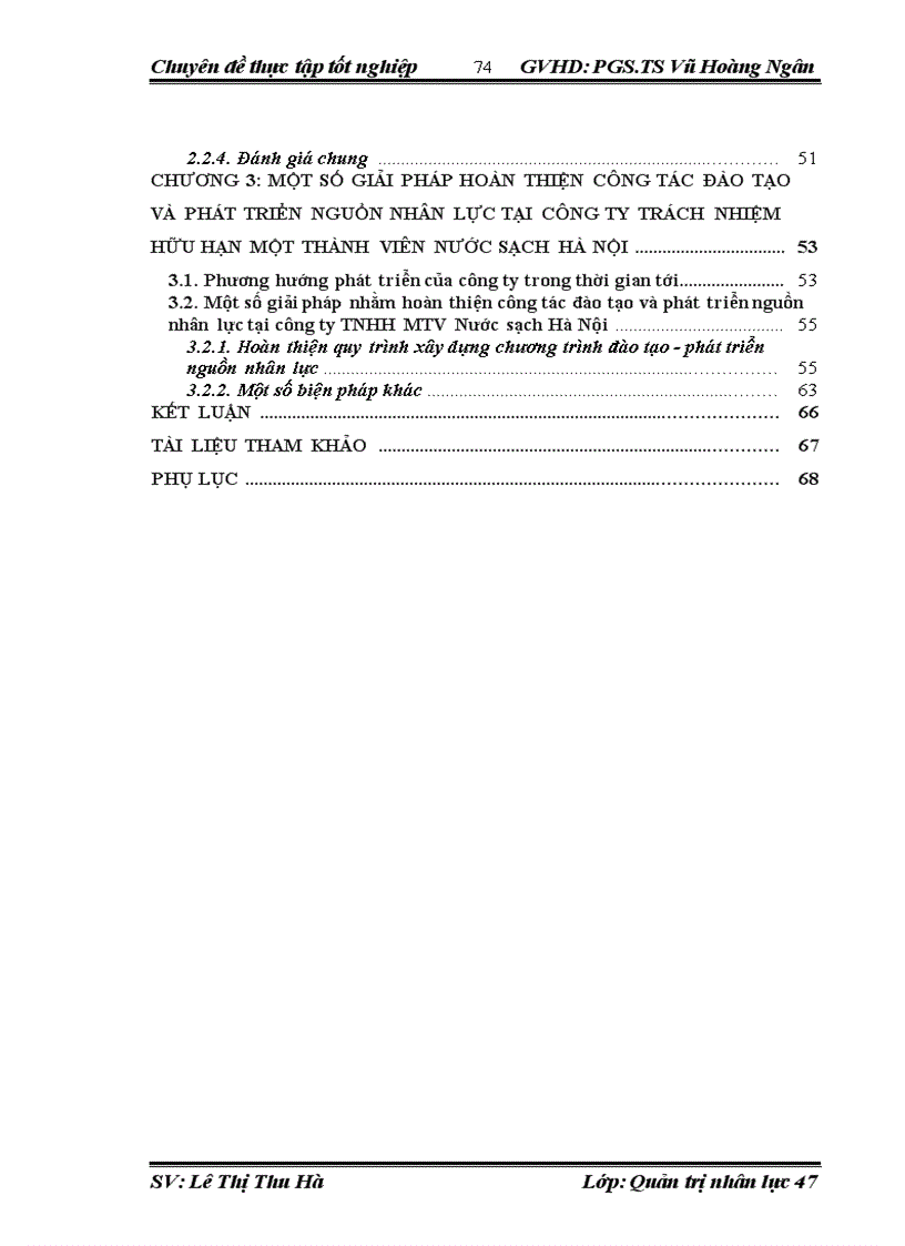 image for page Hoàn thiện công tác đào tạo phát triển nguồn nhân lực ở công ty trách nhiệm hữu hạn một thành viên nước sạch Hà Nội