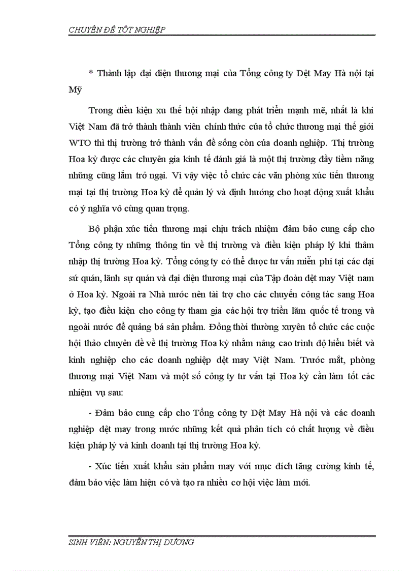 image for page Đẩy mạnh xuất khẩu sản phẩm may của Tổng công ty Dệt May Hà Nội sang thị trường Hoa Kỳ