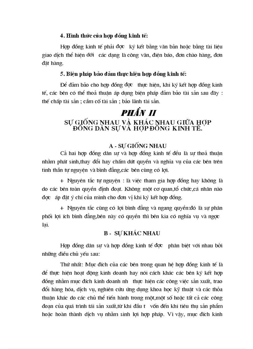 image for page So sánh sự giống nhau và khác nhau của hai hợp đồng dân sự và hợp đồng kinh tế