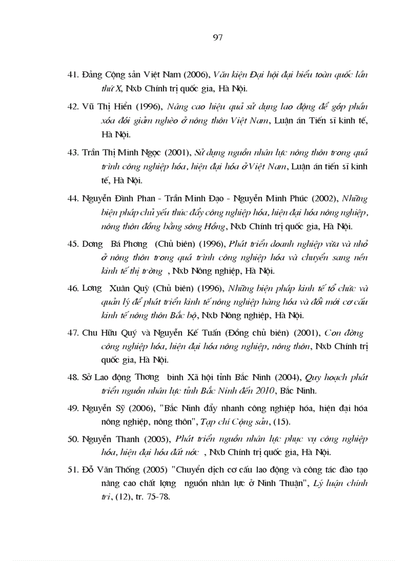 image for page Nguồn nhân lực trong quá trình công nghiệp hóa hiện đại hóa nông nghiệp nông thôn ở tỉnh Bắc Ninh 1