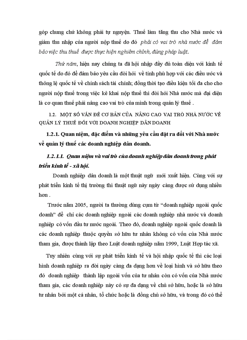 image for page Nâng cao vai trò Nhà nước về quản lý thuế đối với doanh nghiệp dân doanh lấy ví dụ ở Hà Nội 1