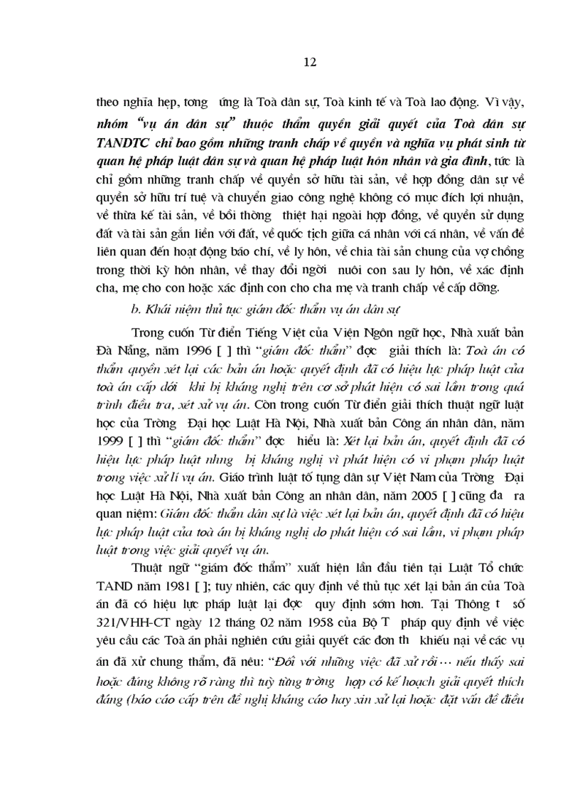 image for page Áp dụng pháp luật về thủ tục giám đốc thẩm vụ án dân sự của Toà dân sự TANDTC ở Việt Nam hiện nay