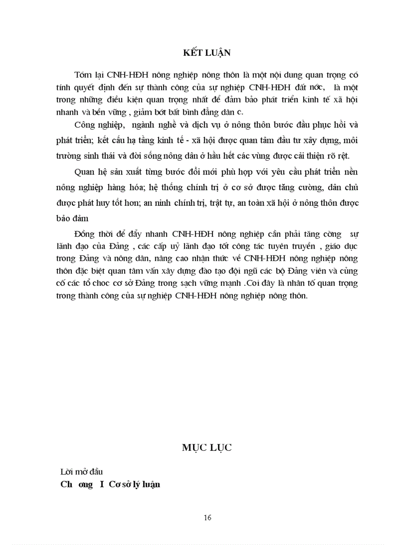 image for page Thực trạng của công nghiệp hoá hiện đại hoá nông nghiệp nông thôn của nước ta hiện nay và giải pháp để thực hiện CNH HĐH nông nghiệp nông thôn ở nước ta hiện nay