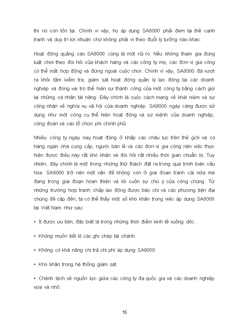 image for page Các doanh nghiệp Việt Nam áp dụng SA8000 gặp những khó khăn thuận lợi gì Giải pháp cho những doanh nghiệp này