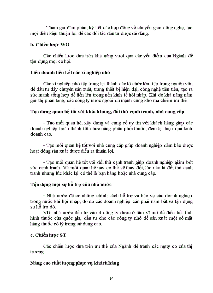 image for page Tập phân tích SWOT cho ngành Dược Việt Nam khi hội nhập AFTA và WTO