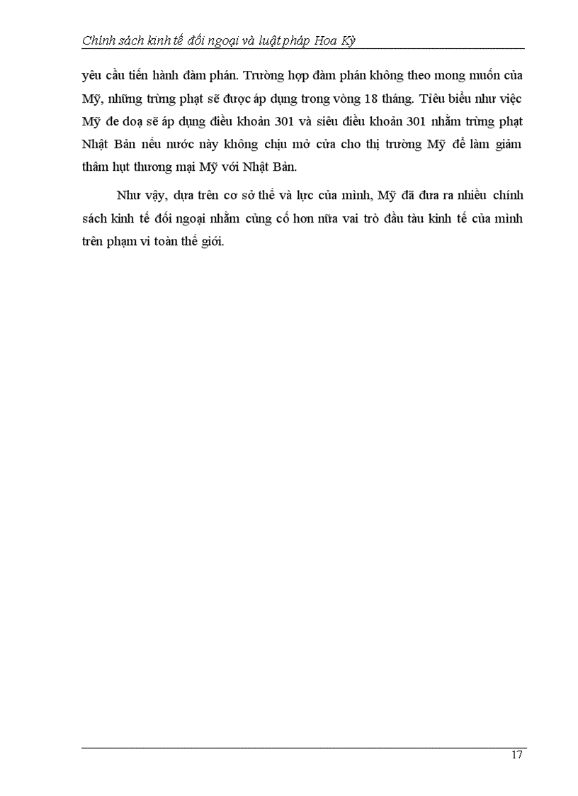 image for page Chính sách kinh tế đối ngoại và luật pháp Hoa Kỳ 1