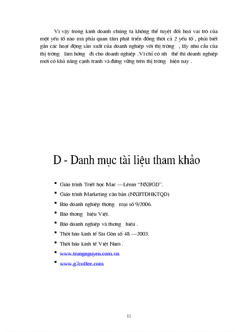 image for page Vận dụng nguyên lý về mối quan hệ biện chứng giữa LLSX và QHSX để phân tích tình hình hoạt động Maketting ở 2 doanh nghiệp kinh doanh về cafe ở Việt Nam Trung Nguyên và Buôn Mê Thuột