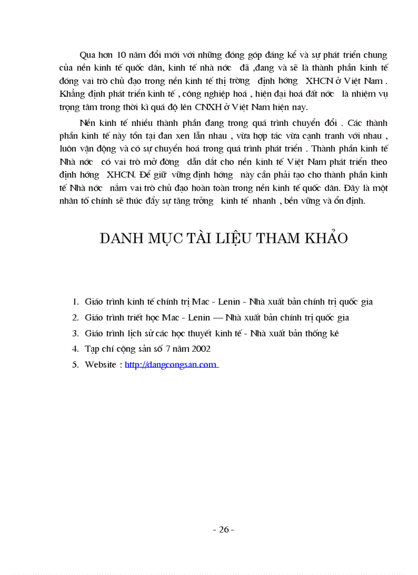 image for page Kinh tế Nhà nước và vai trò chủ đạo của nó trong nền kinh tế thị trường ở Việt Nam