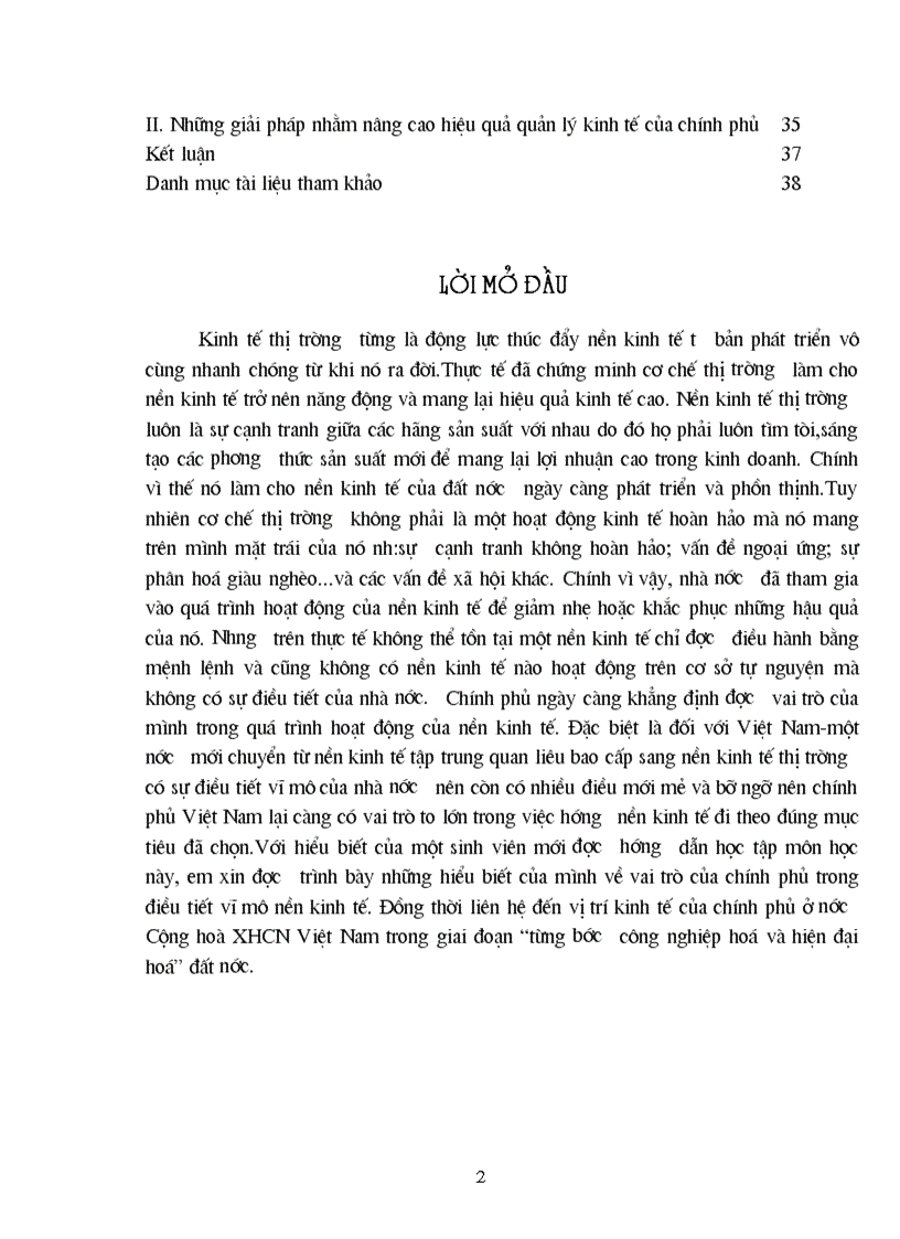 image for page Thực trạng và giải pháp cho nền kinh tế Việt Nam và vai trò của chính phủ trong điều tiết vĩ mô nền kinh tế ở nước ta trong giai đoạn hiện nay