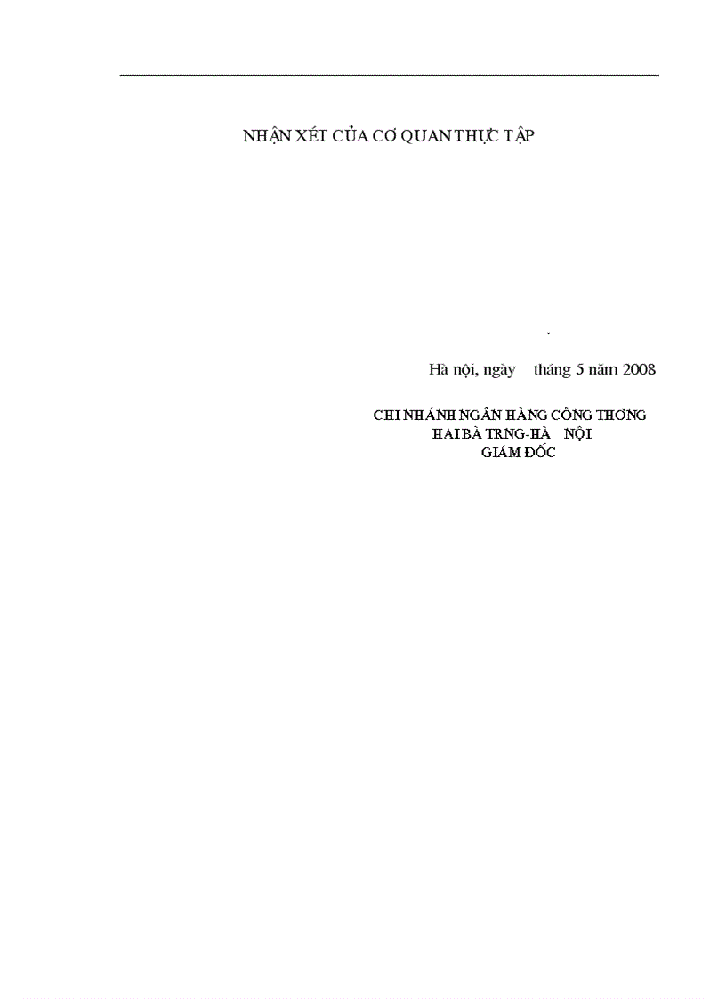 image for page Một số giải pháp và kiến nghị nhằm hoàn thiện công tác xử lý nợ xấu tại Chi nhánh Ngân hàng Công thương Hai Bà Trưng Hà Nội