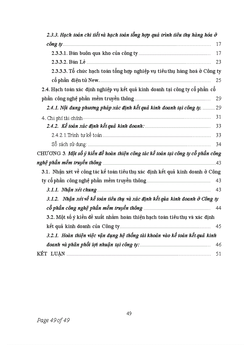 image for page Kế toán tiêu thụ hàng hóa và xác định kết quả tiêu thụ hàng hóa tại công ty cổ phần công nghệ phần mềm truyền thông 1