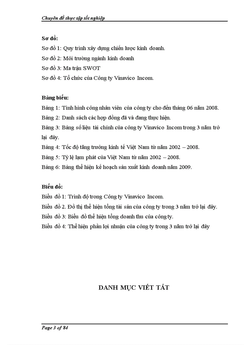 image for page Chiến lược sản xuất kinh doanh của Công ty Cổ phần đầu tư xây dựng và khai thác mỏ Vinavico Incom