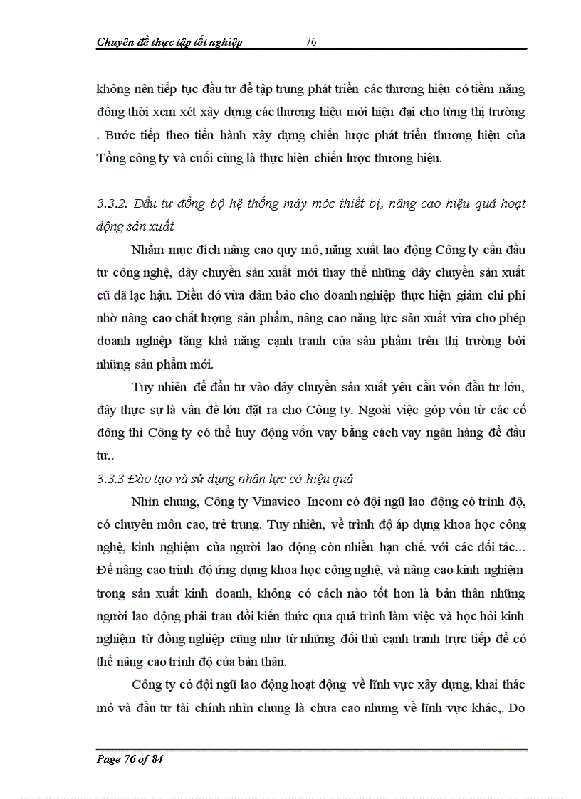 image for page Chiến lược sản xuất kinh doanh của Công ty Cổ phần đầu tư xây dựng và khai thác mỏ Vinavico Incom