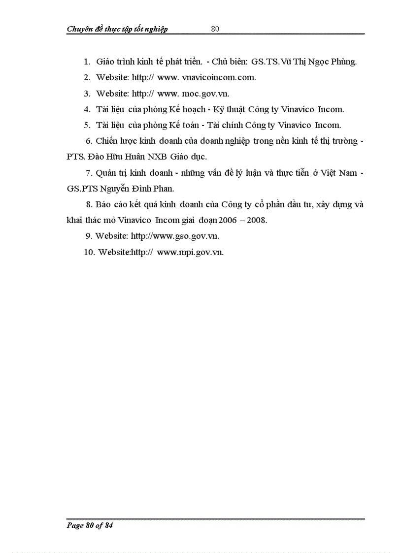 image for page Chiến lược sản xuất kinh doanh của Công ty Cổ phần đầu tư xây dựng và khai thác mỏ Vinavico Incom