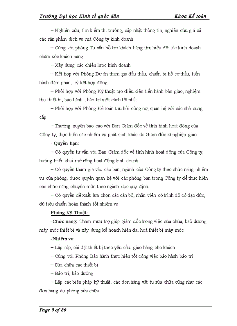 image for page Kế toán tiêu thụ và xác định kết quả tiêu thụ hàng hóa tại Công ty Cổ phần SANKO 1