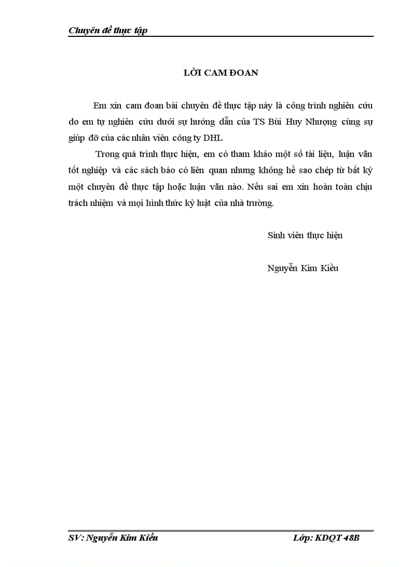 image for page Thực trạng và một số giải pháp phát triển dịch vụ giao nhận của DHL