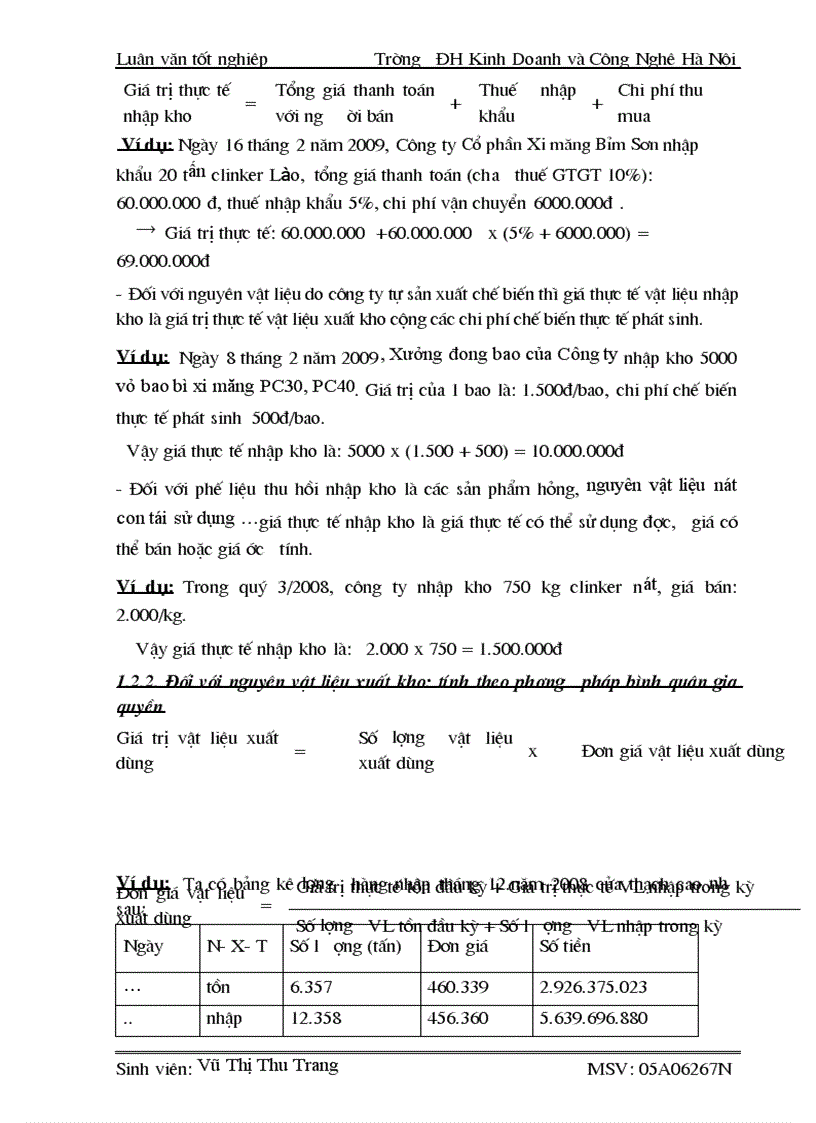 image for page Công tác kế toán nguyên vật liệu ở công ty cổ phần xi măng Bỉm Sơn