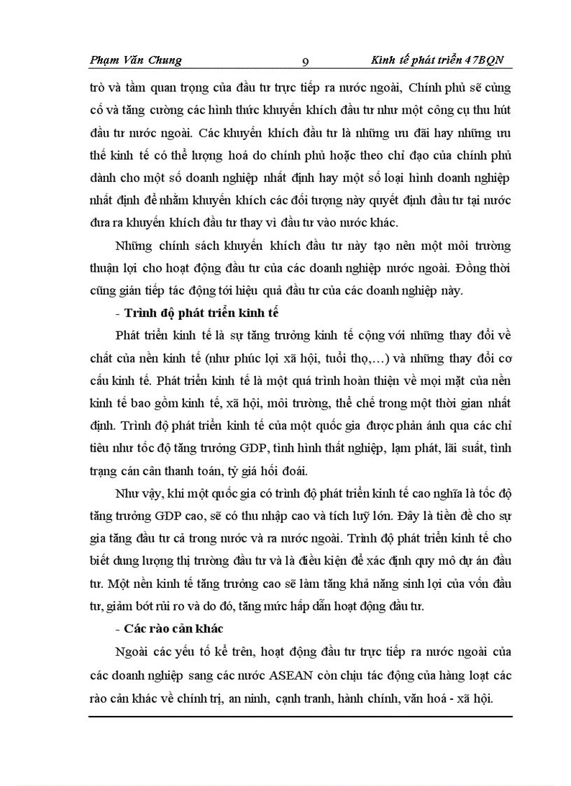 image for page Các giải pháp thúc đẩy đầu tư trực tiếp ra nước ngoài của Việt Nam sang các nước ASEAN