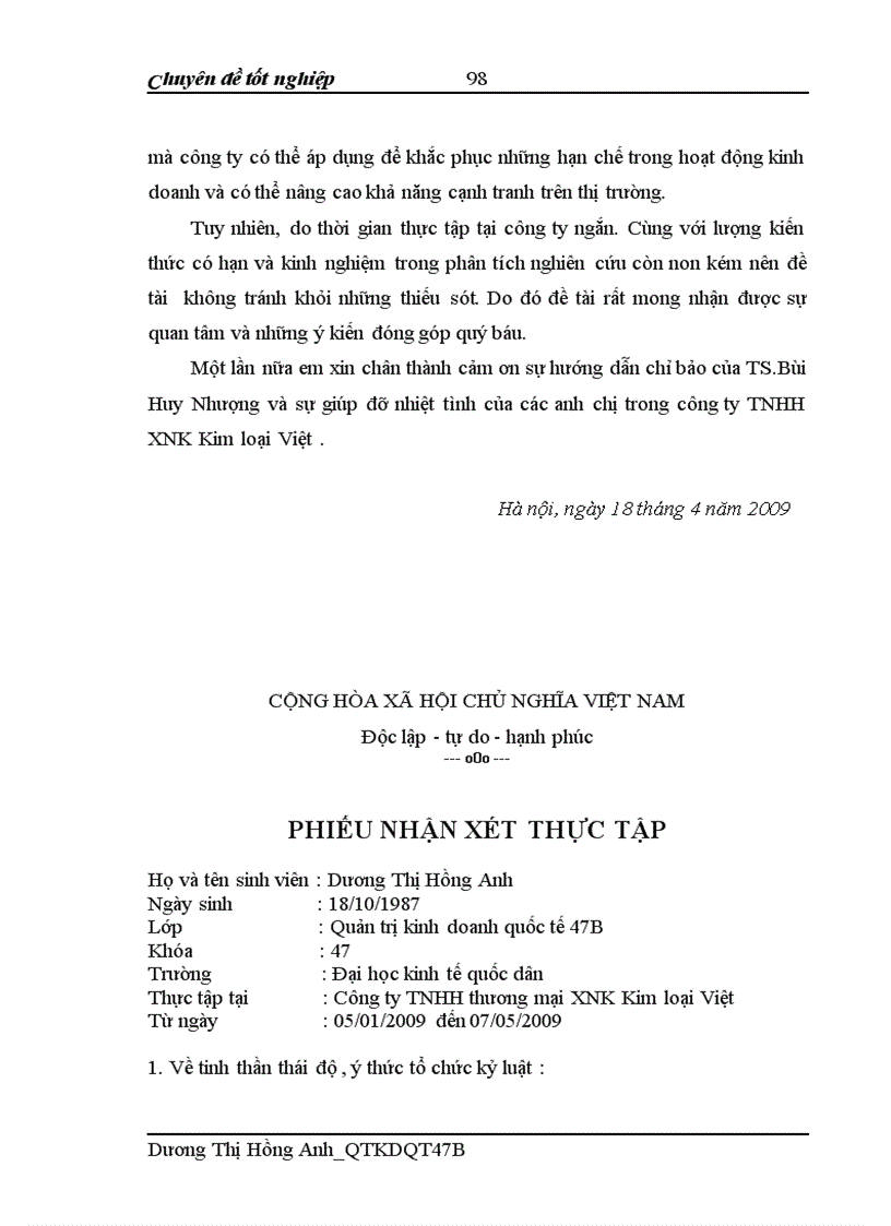 image for page Giải pháp nâng cao năng lực cạnh tranh của công ty TNHH thương mại XNK Kim Loại Việt trong điều kiện hội nhập kinh tế quốc tế