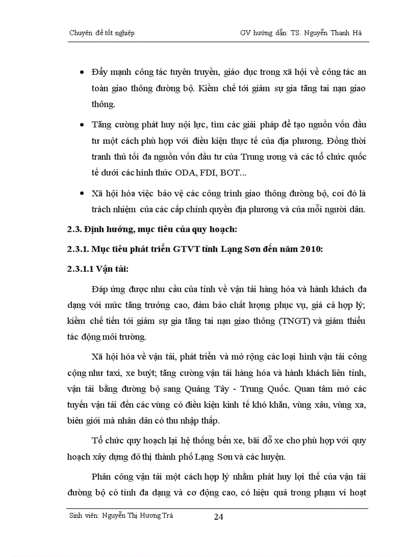 image for page Thực trạng quy hoạch phát triển GTVT tỉnh Lạng Sơn giai đoạn 2006 2010 và định hướng quy hoạch phát triển GTVT tỉnh Lạng Sơn đến năm 2020 1