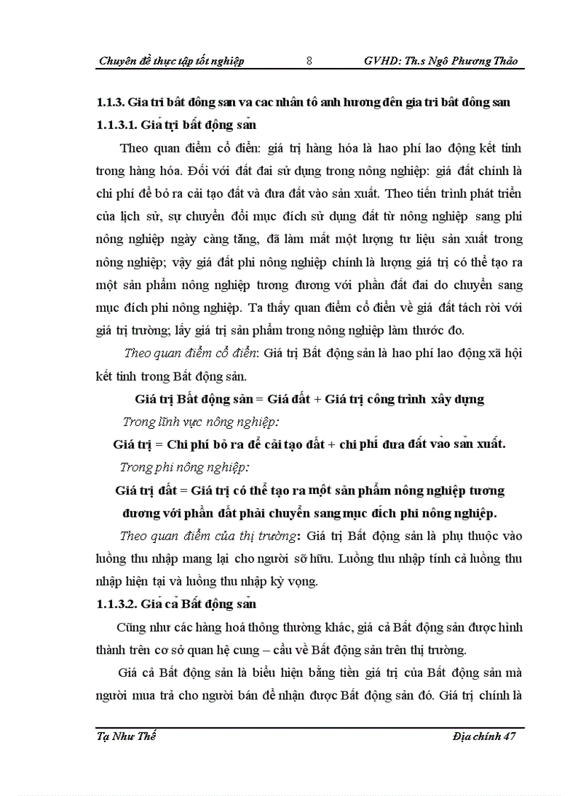 image for page Định giá bất động sản tại Công ty cổ phần Sàn giao dịch bất động sản Việt Nam