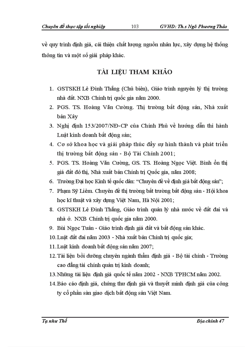 image for page Định giá bất động sản tại Công ty cổ phần Sàn giao dịch bất động sản Việt Nam