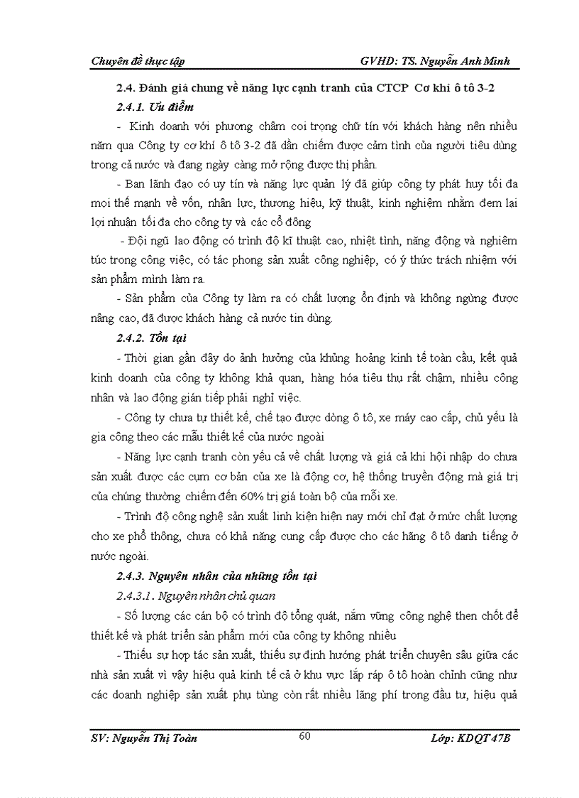 image for page Nâng cao năng lực cạnh tranh của Công ty cổ phần Cơ khí ô tô 3 2 trong bối cảnh hội nhập kinh tế quốc tế