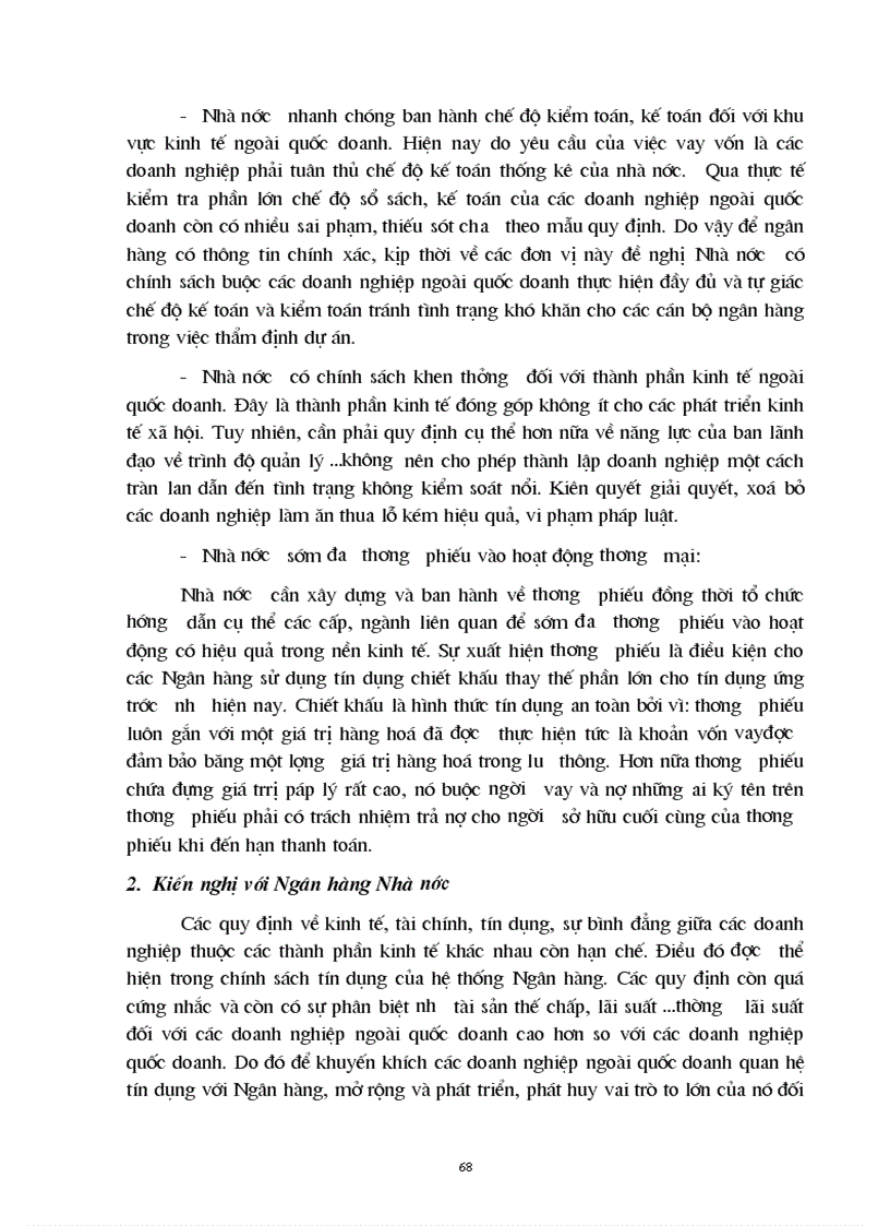 image for page Một số giải pháp nhằm mở rộng hoạt động tín dụng đối với các doanh nghiệp ngoài quốc doanh tại Sở Giao Dịch I Ngân hàng Đầu Tư và Phát Triển Việt Nam trong thời gian tới