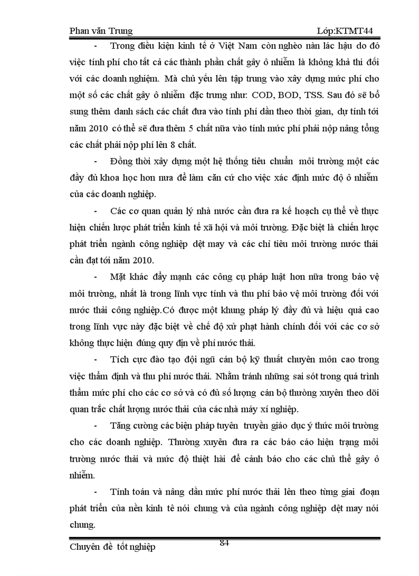 image for page Mô hình tính phí nước bảo vệ môi trường đối với nước thải công nghiệp cho một số cơ sở dệt may trên địa bàn thành phố Hà Nội 1