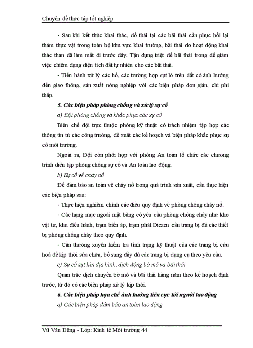 image for page Đánh giá hiệu quả kinh tế xã hội môi trường của dự án mở rộng khai thác mỏ than Núi Béo