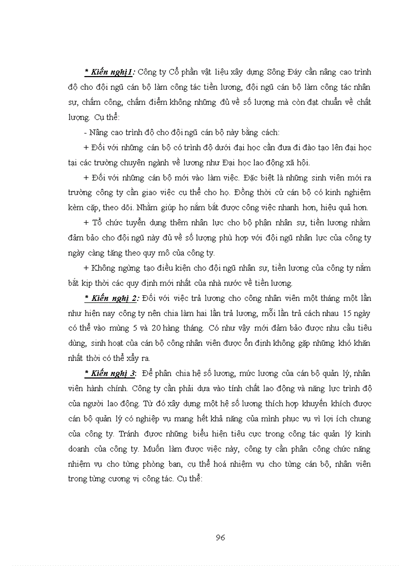 image for page Các phương pháp trả lương trong công ty Cổ phần vật liệu xây dựng Sông Đáy