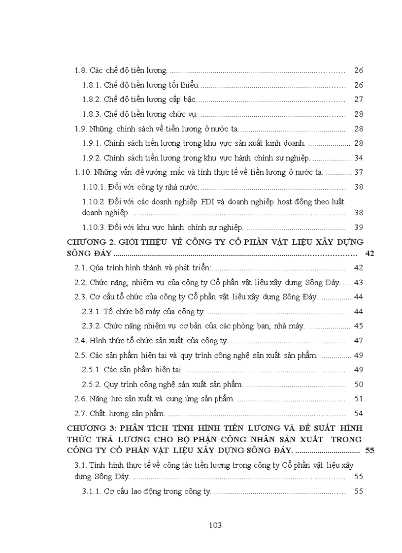 image for page Các phương pháp trả lương trong công ty Cổ phần vật liệu xây dựng Sông Đáy