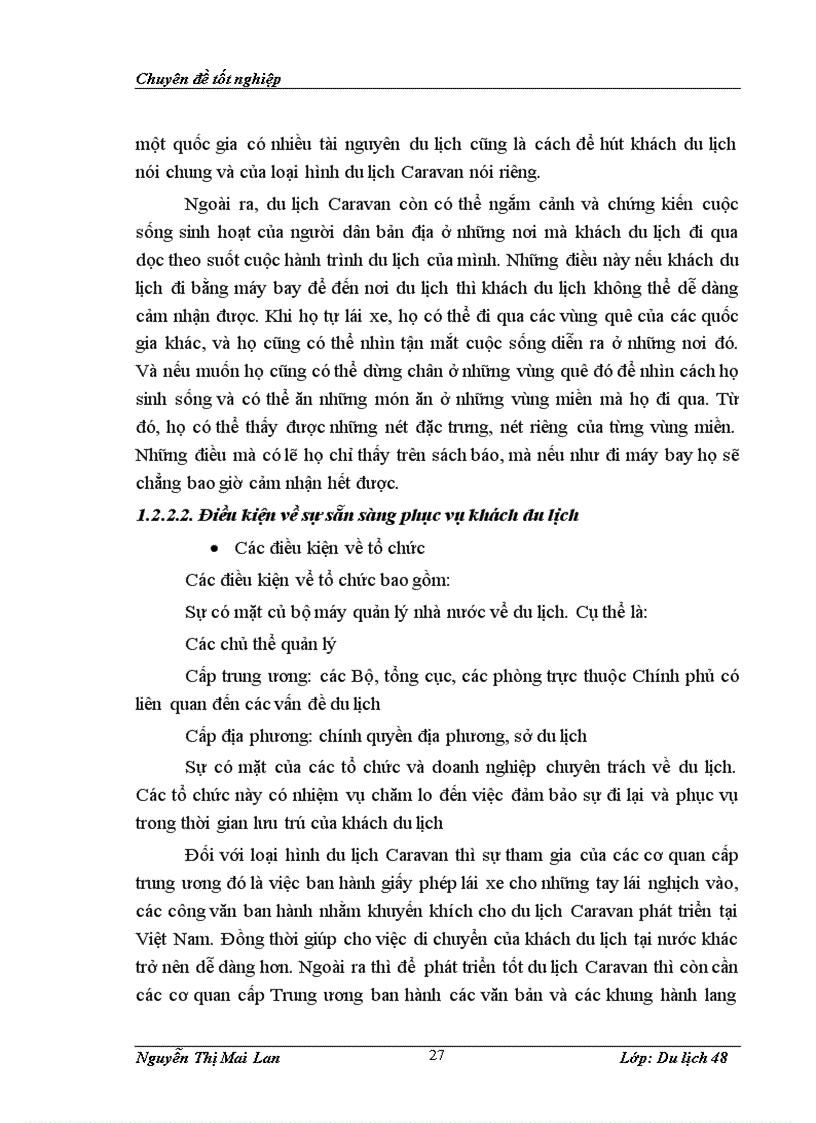 image for page Nhiệm vụ nghiên cứu của đề tài là nghiên cứu thực trạng của loại hình du lịch Caravan và những thuận lợi cùng với những khó khăn trong việc phát triển loại hình này tại Việt Nam