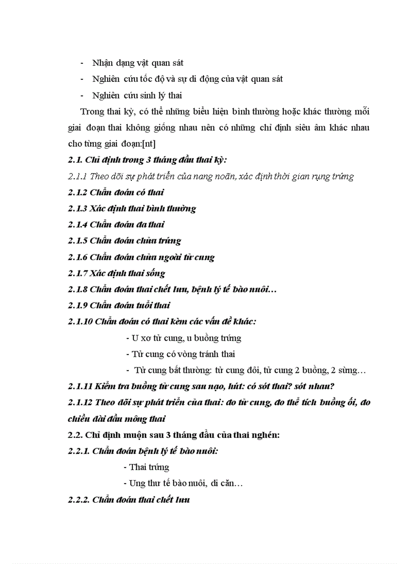 image for page Ứng dụng của siêu âm trong sản khoa