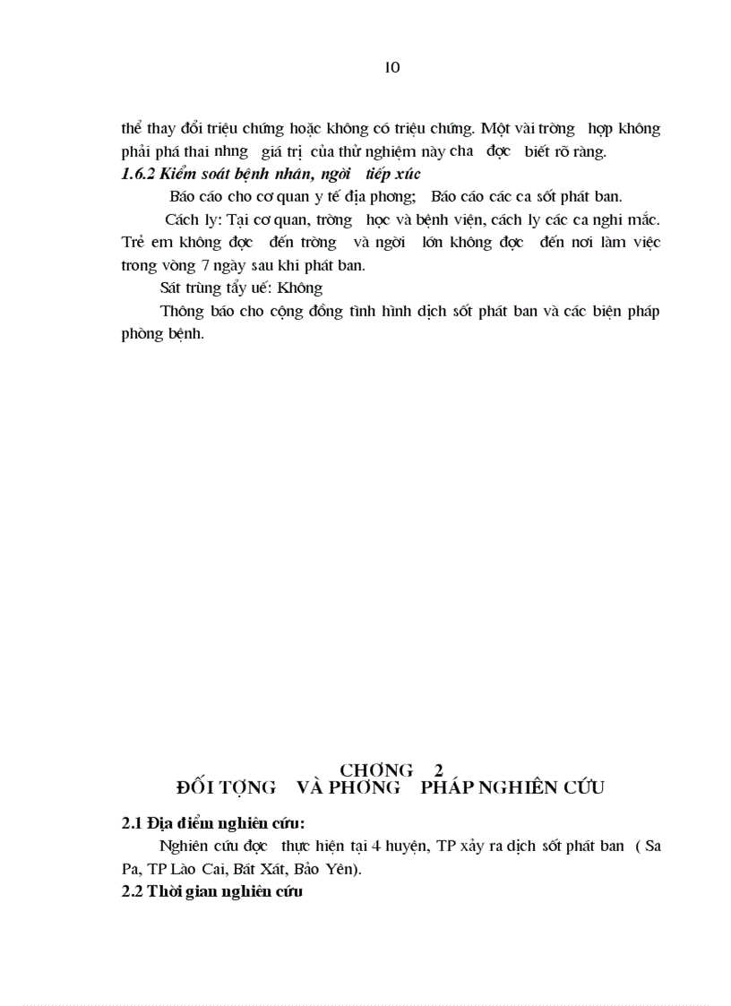 image for page Đặc điểm dịch tễ học vụ dịch sốt phát ban tại huyện Bát Xát Sa Pa Bảo Yên Thành Phố Lào Cai tỉnh Lào Cai năm 2009