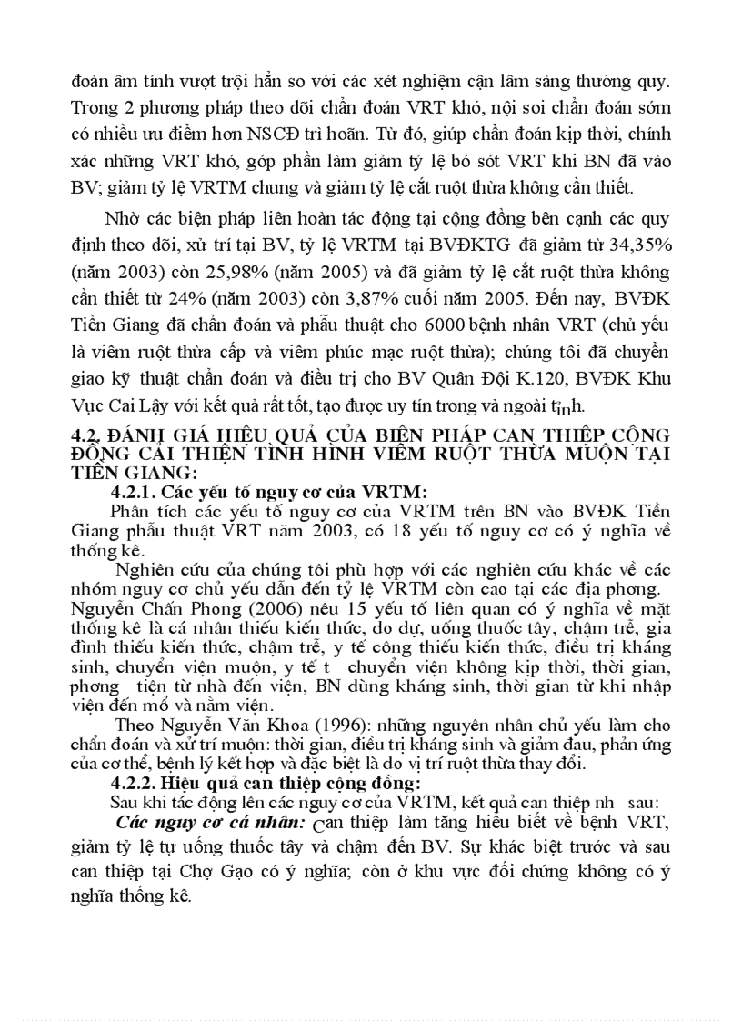 image for page Nghiên cứu kết quả chẩn đoán và điều trị bệnh viêm ruột thừa cấp tại Bệnh viện đa khoa tỉnh Tiền Giang bằng phương pháp can thiệp vào cộng đồng và nội soi ổ bụng 1