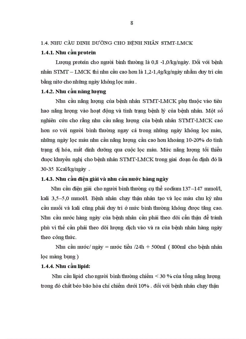 image for page Đánh giá tình trạng dinh dưỡng điều tra khẩu phần ăn thực tế và thực trạng tư vấn dinh dưỡng của bệnh nhân suy thận mạn tính lọc máu chu kỳ tại khoa thận nhân tạo Bệnh viện Bạch Mai